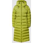 Hellgrüne Gesteppte Wellensteyn Cordoba Maxi Damensteppmäntel & Damenpuffercoats aus Polyamid mit Kapuze Größe XS für den für den Herbst 
