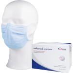 Blaue Wellsamed Mundschutzmasken & OP-Masken ohne Verschluss Einweg 50-teilig 