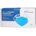 Blaue Wellsamed Mundschutzmasken & OP-Masken ohne Verschluss Einweg 50-teilig 