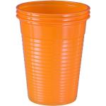 Orange Wellsamed Becher & Trinkbecher 180 ml aus Kunststoff Einweg 