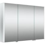 Weiße Welltime Bio Nachhaltige Spiegelschränke aus Glas doppelseitig Breite 100-150cm, Höhe 0-50cm, Tiefe 0-50cm 