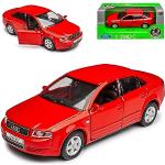 Rote Welly Audi A4 Modellautos & Spielzeugautos 