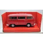 Rote Welly Volkswagen / VW Transport & Verkehr Spielzeug Busse aus Metall 