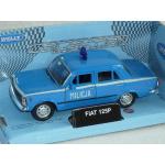 Blaue Welly FIAT Polizei Modellautos & Spielzeugautos aus Metall 