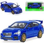 Reduzierte Blaue Welly Subaru Impreza Modellautos & Spielzeugautos aus Metall 