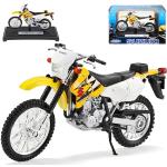 Gelbe Welly Suzuki Modell-Motorräder aus Metall 
