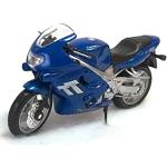 Blaue Welly Modell-Motorräder aus Metall 