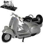 Silberne Welly Modell-Motorräder 