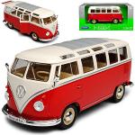 Rote Welly Volkswagen / VW Bulli / T1 Modellautos & Spielzeugautos 