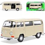 Cremefarbene Welly Volkswagen / VW Transport & Verkehr Spielzeug Busse aus Metall 