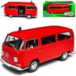 Rote Welly Volkswagen / VW Feuerwehr Spielzeug Busse 