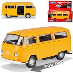 Gelbe Welly Volkswagen / VW Transport & Verkehr Spielzeug Busse aus Metall 