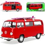 Rote Welly Volkswagen / VW Transport & Verkehr Spielzeug Busse 