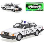 Schwarze Welly Volvo Polizei Modellautos & Spielzeugautos 