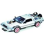 WELLY Welly De Lorean Back to the Future Teil 3 1:24 Spielzeugauto, Mehrfarbig