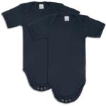 Marineblaue Kurzärmelige Wellyou Kinderkurzarmbodys aus Baumwolle für Babys Größe 134 2-teilig 