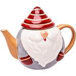 Rote Weltbild Teekannen 500 ml aus Keramik 