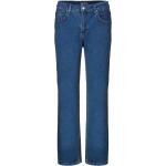 Reduzierte Blaue Unifarbene Business Straight Leg Jeans aus Denim für Herren Weite 29, Länge 30 