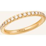 Goldene WEMPE Goldringe aus Gold 18 Karat mit Diamant für Damen Größe 55 
