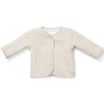 Cremefarbene Bio Kinderübergangsjacken aus Baumwolle für Babys Größe 56 