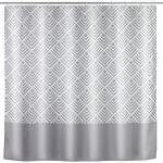 Graue Moderne WENKO Textil-Duschvorhänge aus Textil 200x180 