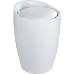 Reduzierte Weiße WENKO Badhocker aus Kunststoff gepolstert Breite 0-50cm, Höhe 0-50cm, Tiefe 0-50cm 