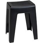 Reduzierte Schwarze Moderne WENKO Sitzhocker aus Kunststoff Breite 0-50cm, Höhe 0-50cm, Tiefe 0-50cm 
