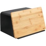 Schwarze WENKO Brotkästen & Brotboxen aus Bambus 1-teilig 