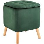 Grüne Moderne WENKO Runde Kleinmöbel aus Holz mit Stauraum Breite 0-50cm, Höhe 0-50cm, Tiefe 0-50cm 