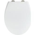Weiße WENKO Premium Toilettendeckel & WC-Sitze matt rostfrei 
