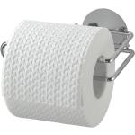 Silberne WENKO Turbo Toilettenpapierhalter & WC Rollenhalter  aus Edelstahl 