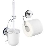 Weiße WENKO Milazzo Toilettenpapierhalter & WC Rollenhalter  aus Kunststoff 