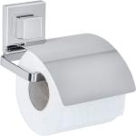 WENKO Vacuum-Loc® Toilettenpapierhalter Cover Quadro, Edelstahl, Befestigen ohne bohren, 4008838216224