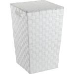 Weiße WENKO Square Quadratische Wäschetruhen aus Kunststoff 