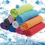 WENTS Kühlendes Handtuch 10 Stück Mikrofasertuch Sporthandtuch 80 x 30 Gym Mikrofasertuch für Männer oder