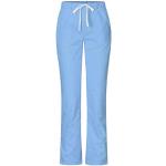 Himmelblaue Vintage Kurzärmelige OP-Hosen mit Reißverschluss aus Fleece für Herren Größe S für den für den Sommer 
