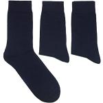 Marineblaue Unifarbene Business Weri Spezials Thermo-Socken aus Wolle für Herren Größe 39 für den für den Sommer 