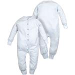 Weiße Casual Langärmelige Kinderschlafoveralls aus Baumwolle Handwäsche für Babys Größe 92 für den für den Winter 