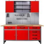 Rote Ondis24 Werkstattmöbel mit Schublade 