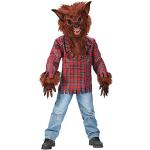 Braune Werwolf-Kostüme für Kinder Größe 152 