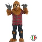 Braune Werwolf-Kostüme aus Kunstfell für Kinder 