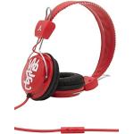 WeSC Conga OnEar-Kopfhörer (inkl. Hands-Free Unit & Adapter für Sony Ericsson & Nokia) rot
