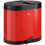 Reduzierte Rote Wesco Treteimer 30l aus Kunststoff mit Deckel 