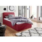 Rote Moderne Westfalia Betten mit Matratze 120x200 