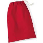 Rote Stofftaschen & Jutetaschen aus Baumwolle Klein 