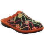 Orange Josef Seibel Damenpantoffeln & Damenschlappen in Komfortweite aus Filz mit herausnehmbarem Fußbett Größe 42 