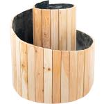 Nachhaltige Runde Kräuterspiralen aus Lärchenholz 