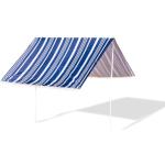 Marineblaue Sonnensegel & Sonnendächer pulverbeschichtet aus Kunststoff 