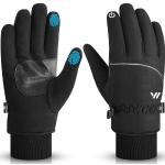 Schwarze Touchscreen-Handschuhe für Herren Größe S für den für den Winter 