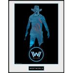 Westworld Gerahmtes Poster Für Fans Und Sammler - Silhouette (40 x 30 cm)